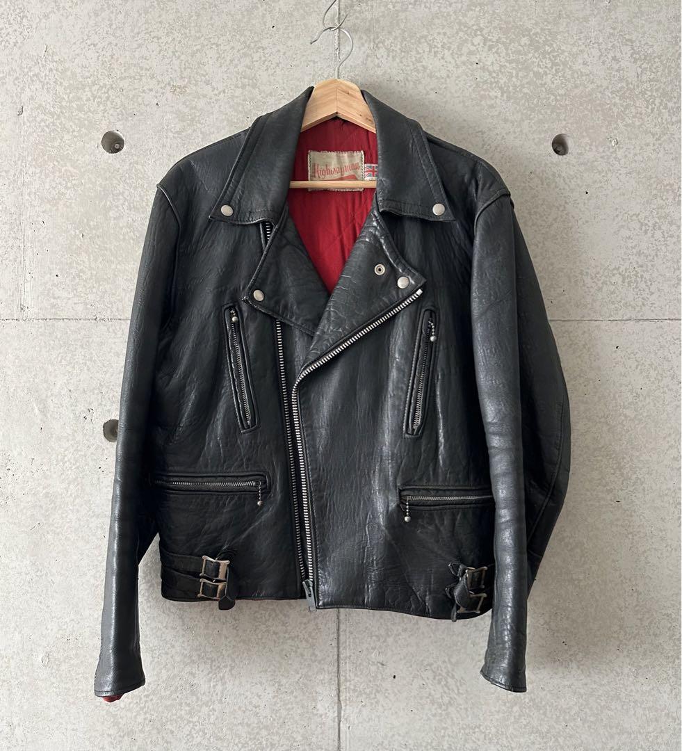 希少 60s Highwayman ハイウェイマン マニラ リベッツルイスレザー