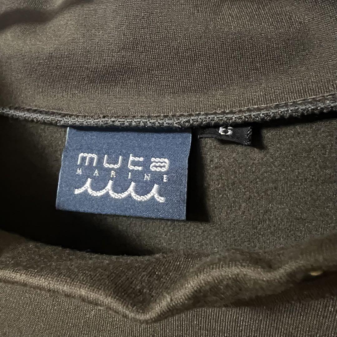 未使用 muta MARINE モックネック ウォームポンチ 裏起毛 完売品