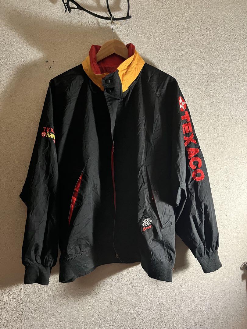 90s グッドレギュラー　レーシング　ジャケット　NAS CAR ナスカー　黒
