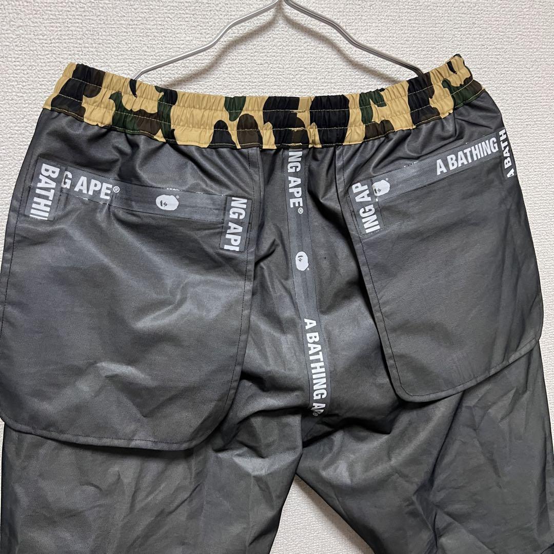 A BATHING APE シャーク shark 1st camo パンツ　L