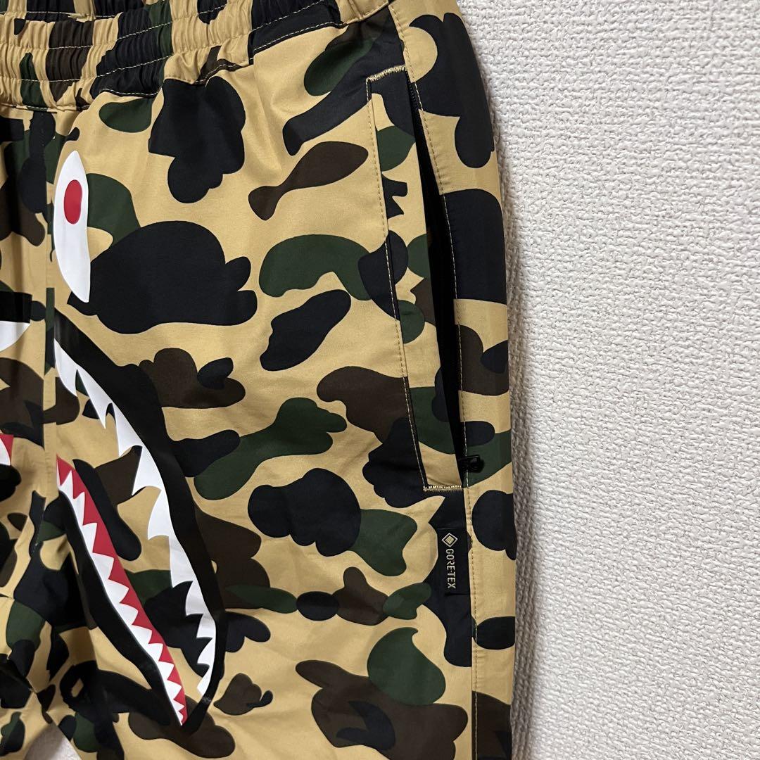 A BATHING APE シャーク shark 1st camo パンツ　L