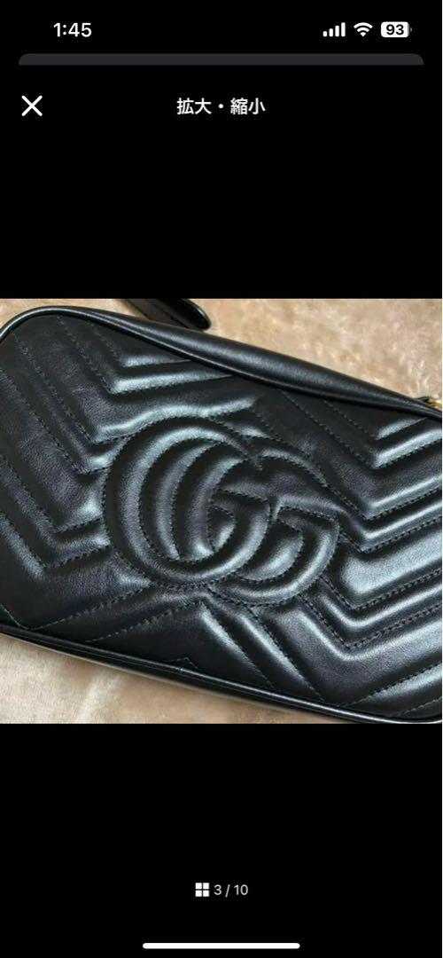 GUCCI GGマーモントカメラバッグ