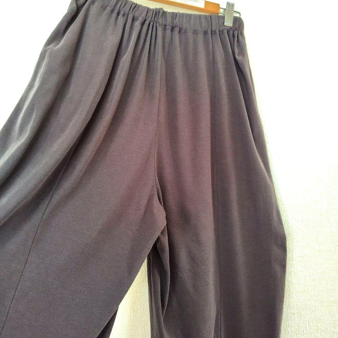 ヨーガンレール　バルーンパンツ　ジャージニット　スムース綿　 サルエルパンツ ヨーガンレール バルーンパンツ ジャージニット 綿 サルエル