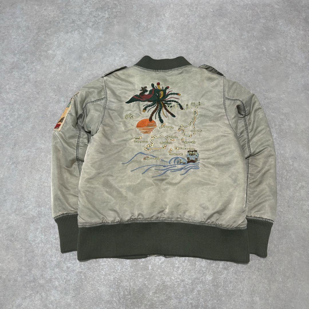 ジャケット・アウター grunge fade reversible souvenir jacket L