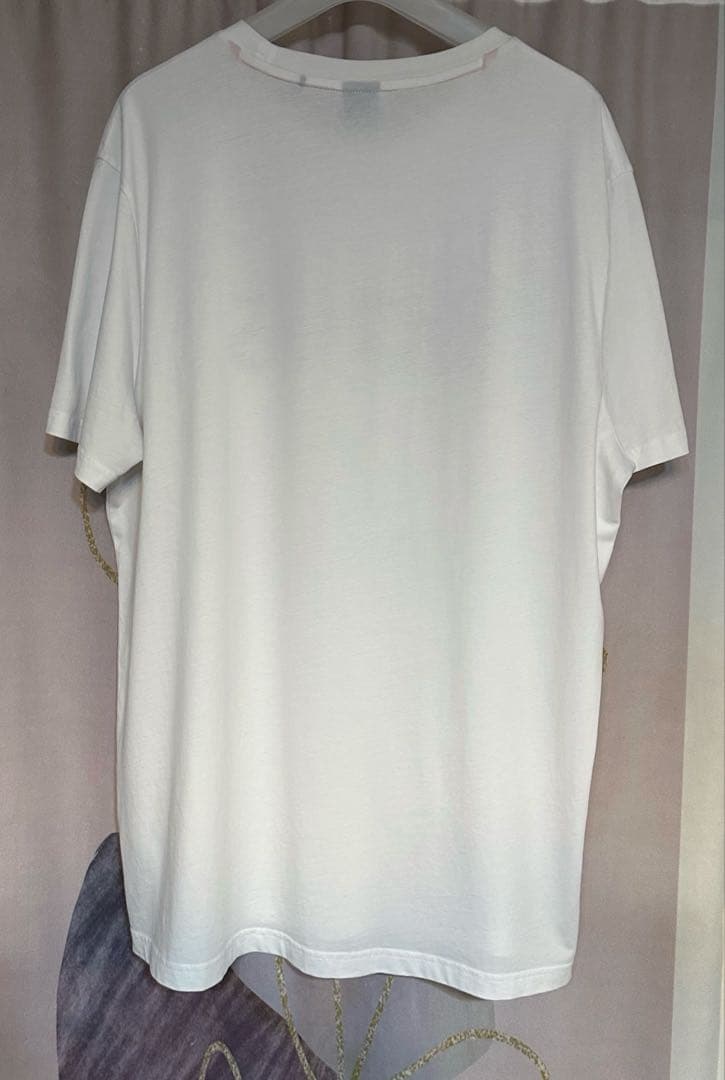 ヒューゴボス ラバーロゴ コットン Tシャツ ホワイト ヒューゴボス ラバーロゴ コットン Tシャツ ホワイト