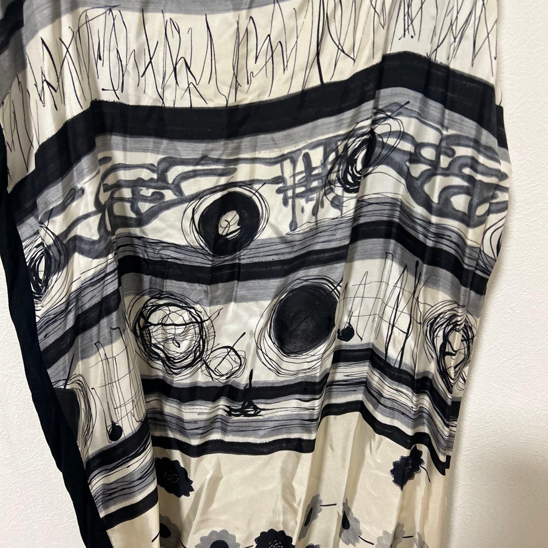 Pierre-Louis Mascia シルク ストール モノトーン イタリア製 Pierre-Louis Mascia シルク ストール モノトーン イタリア製