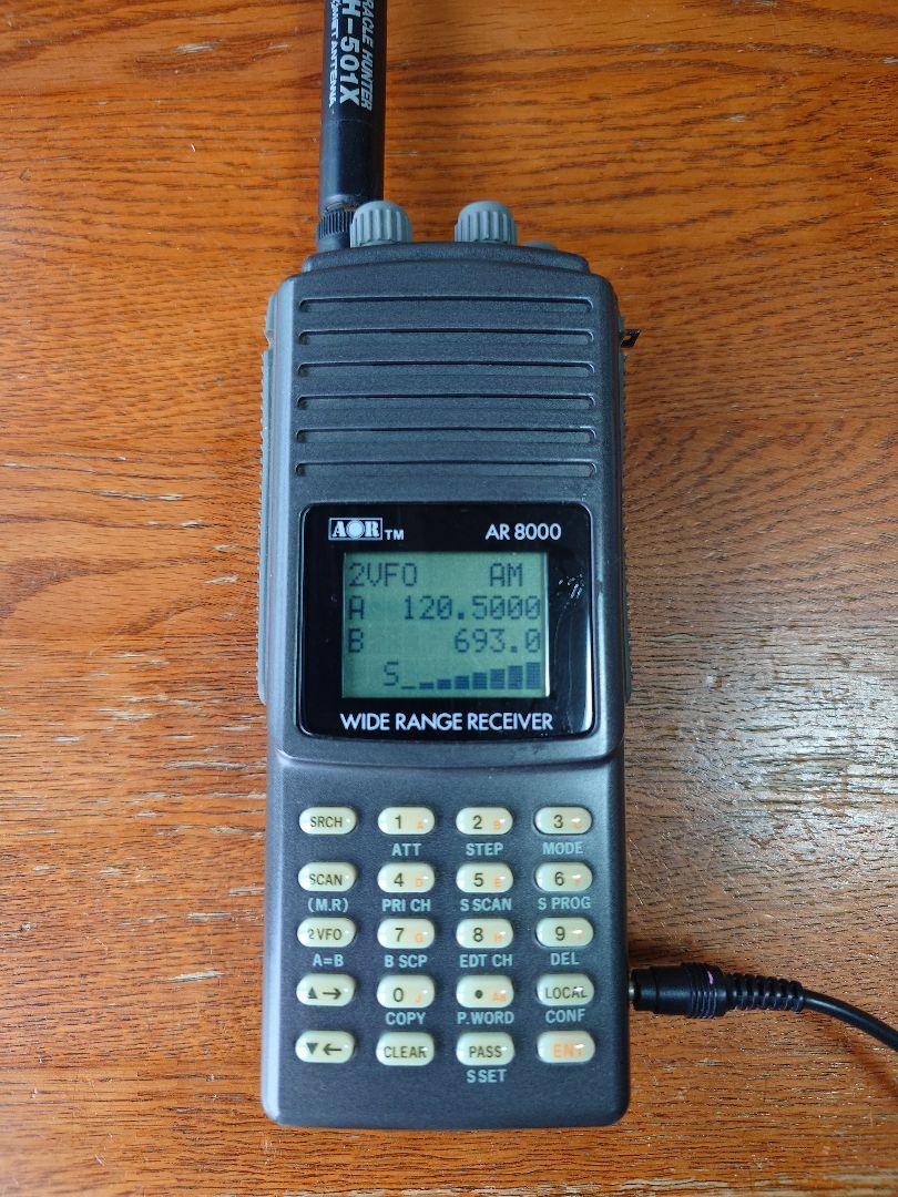 AOR　AR 8000 広範囲受信機綺麗な状態です十CH501Xアンテナ