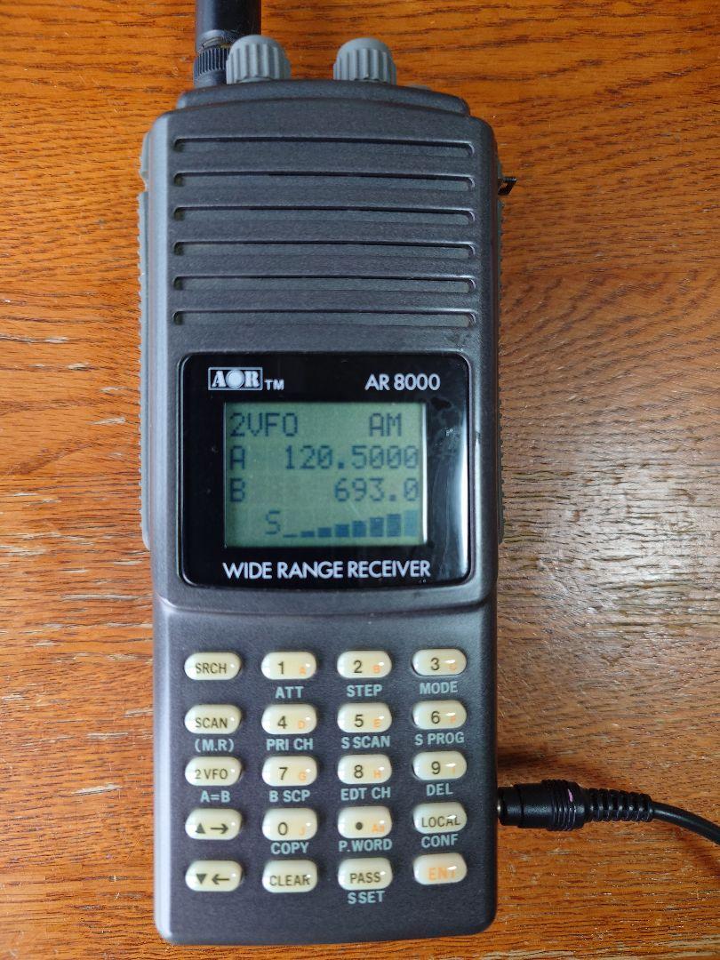 AOR　AR 8000 広範囲受信機 綺麗な状態です AOR AR 8000 広範囲受信機綺麗な状態です 受信機