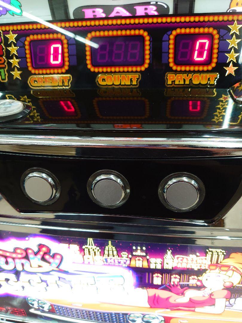 新品SALE パチスロ実機 ファンキージャグラーKK メダル500枚付 送料無料 xFGAu-m78227442988 日本製安い