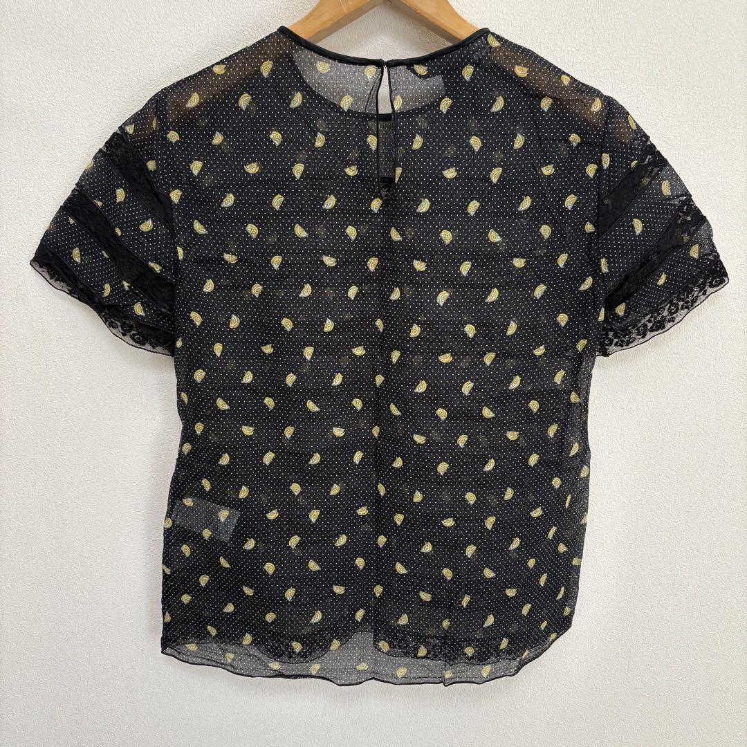 注目ショップ・ブランドのギフト レモン柄 シースルー Jacobs Marc 美品】 トップス レディース M S〜 トップス