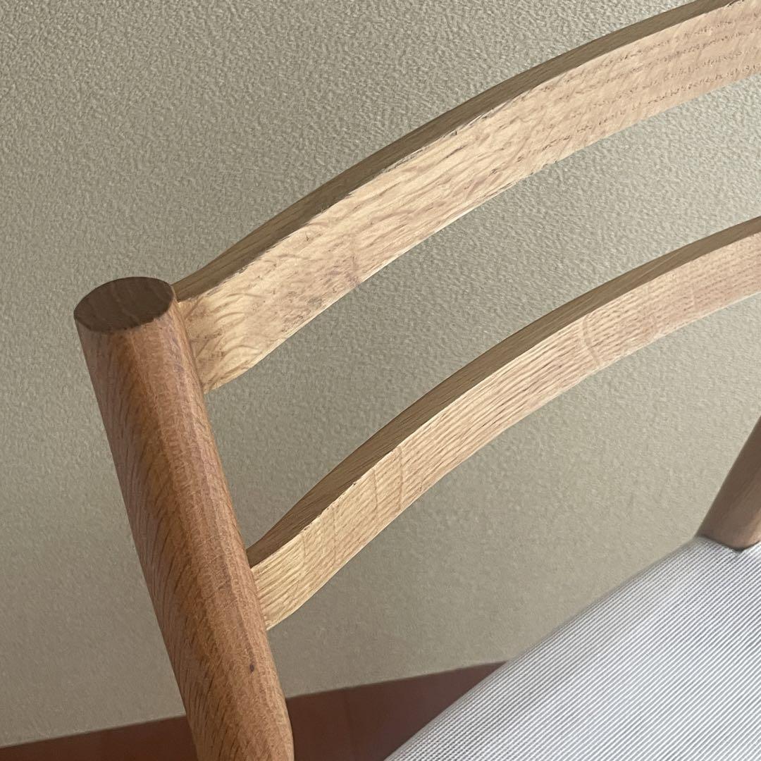MUJI 無印良品 軽量チェア オーク材 美品 廃盤品 希少 カバー