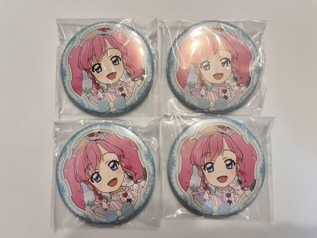 天羽まどか　アイカツ　バースデー缶バッジ 5点 アイカツ バースデー缶バッジ 天羽まどか ゲームセンター
