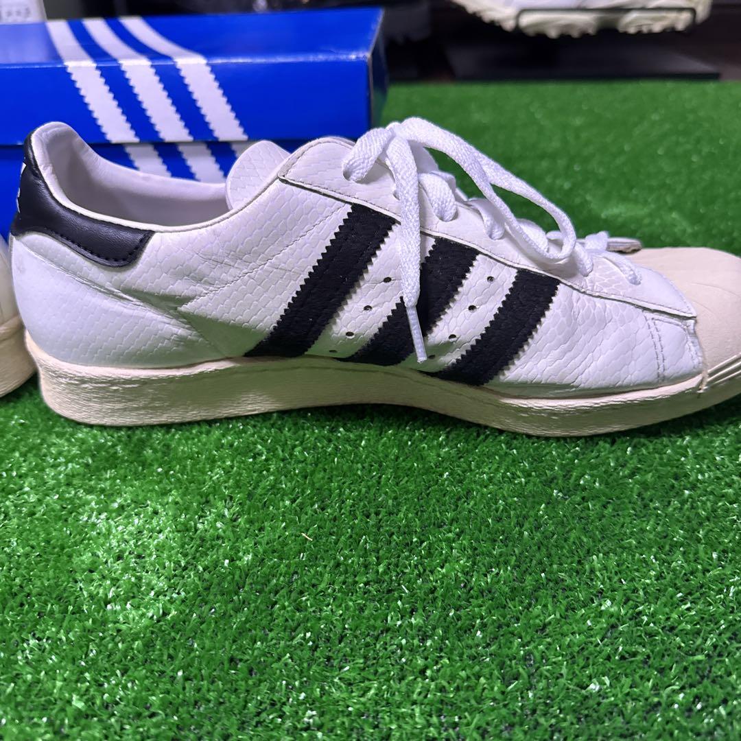希少】adidas atmos G-SNK4 super star蓄光 - メルカリ
