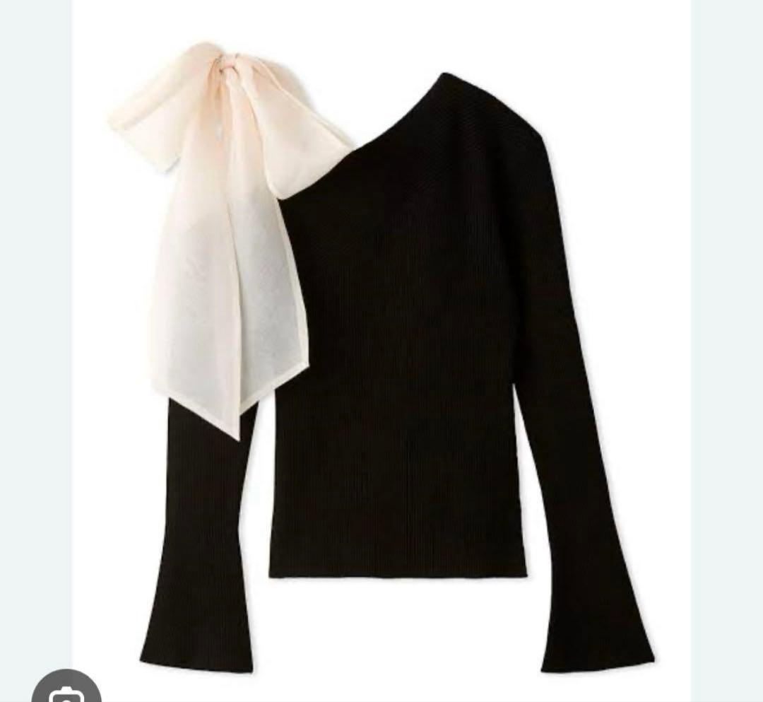 スナイデル ショルダーリボンニットトップス 4,920円