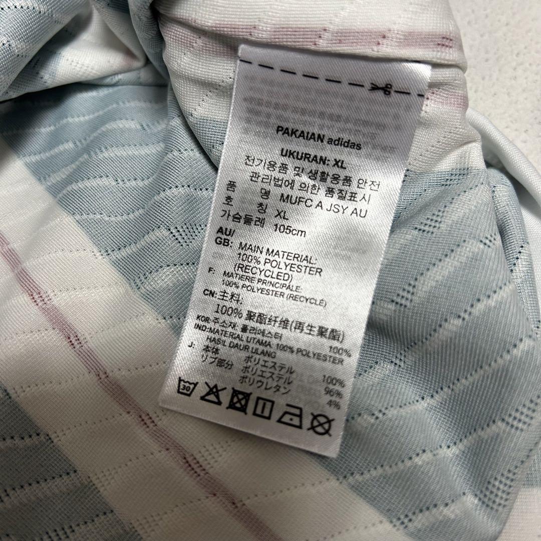 美品 adidas マンチェスターユナイテッド 23-24AWAYユニフォーム