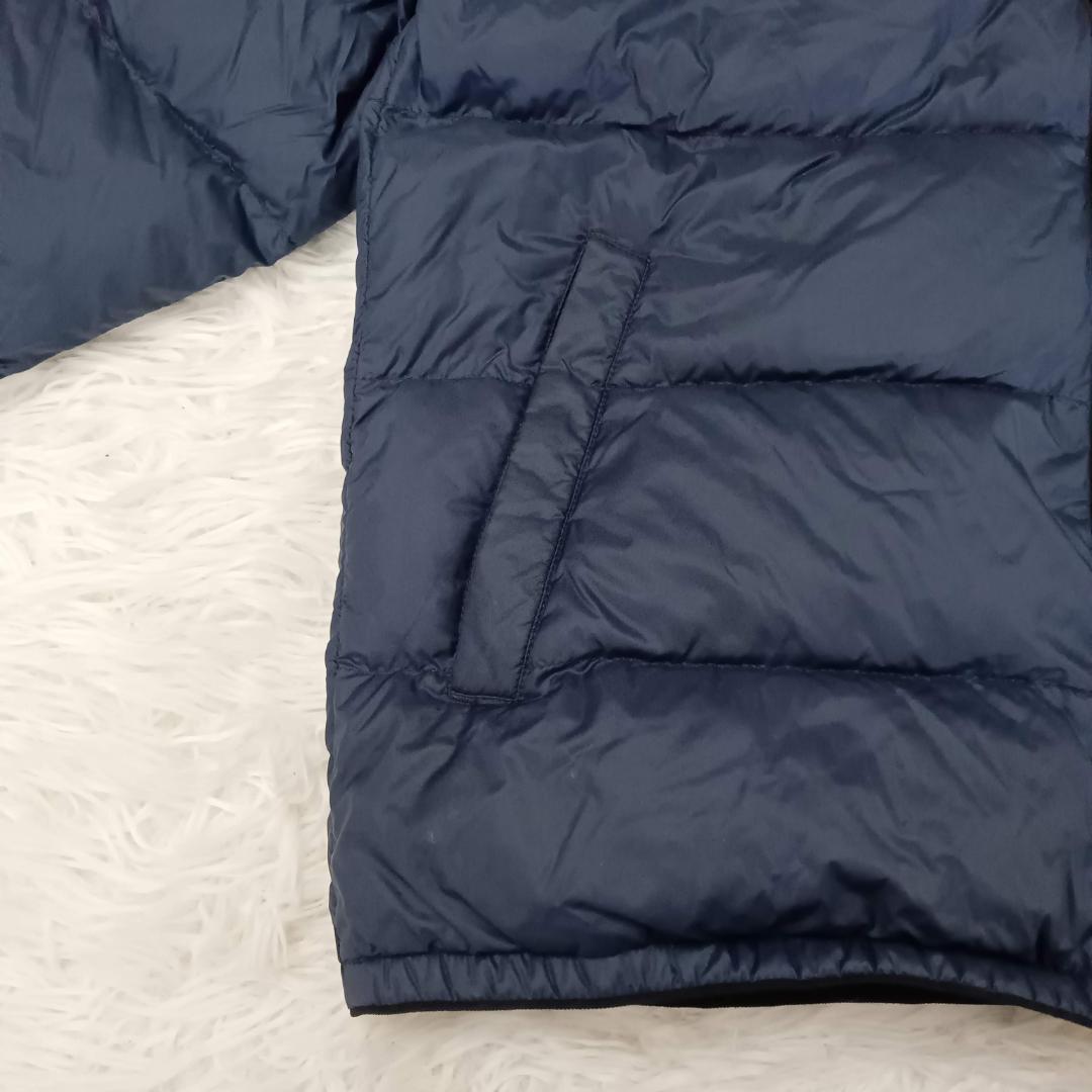 ノースフェイス ダウンジャケット キッズ ヌプシ ネイビー 160cm S M