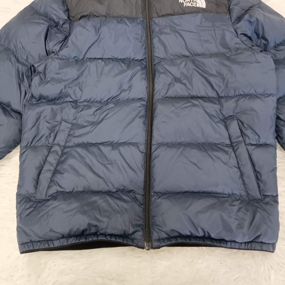 ノースフェイス ダウンジャケット キッズ ヌプシ ネイビー 160cm S M