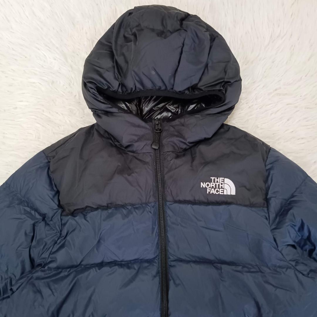 ノースフェイス ダウンジャケット キッズ ヌプシ ネイビー 160cm S M