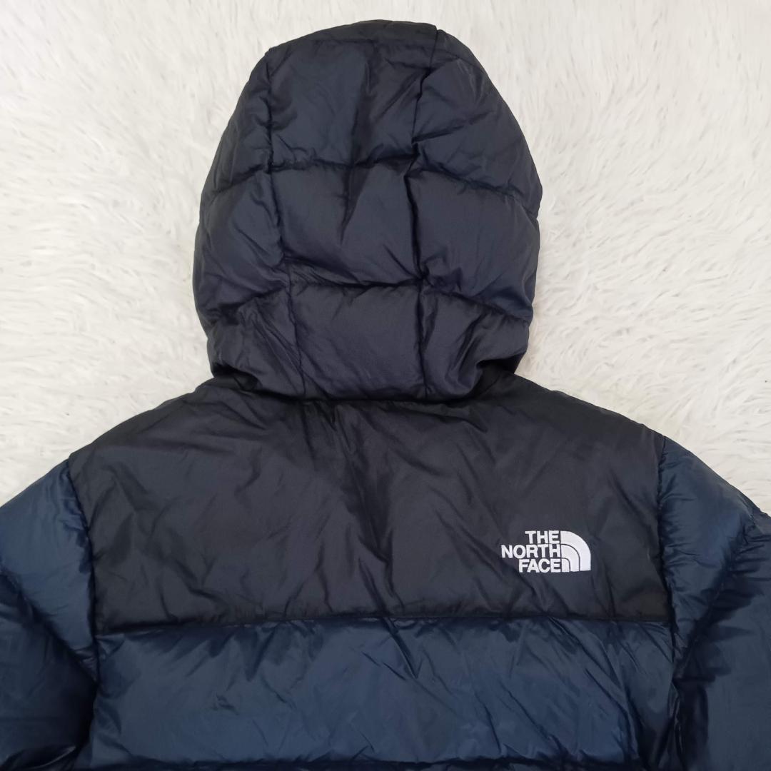 ノースフェイス ダウンジャケット キッズ ヌプシ ネイビー 160cm S M