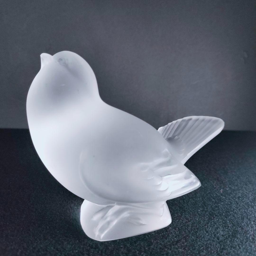 最高品質★ルネ・ラリック スズメ クリスタル 雀 小鳥 スズメ ペーパーウェイト