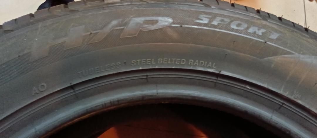送料含2022年製新品2本 ブリヂストンデューラーHPスポーツ235/55R17