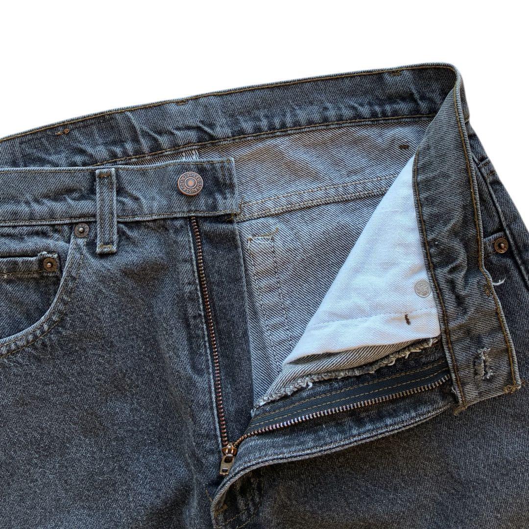 先染め 80 s Levi s 505 ブラックデニムパンツ W32M・Levi's