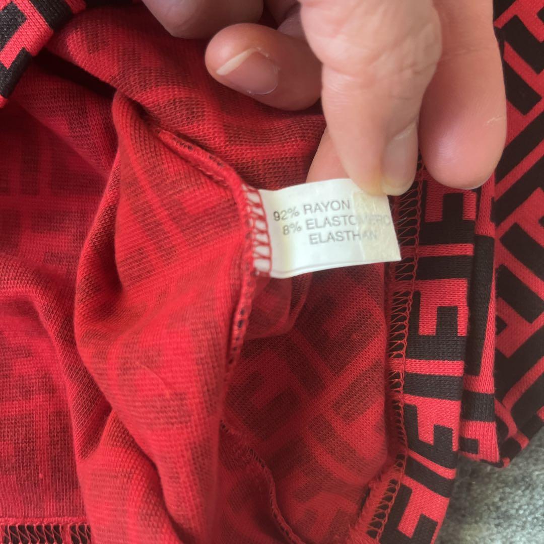 FENDI magliaズッカロゴプリント 長袖Tシャツ 40
