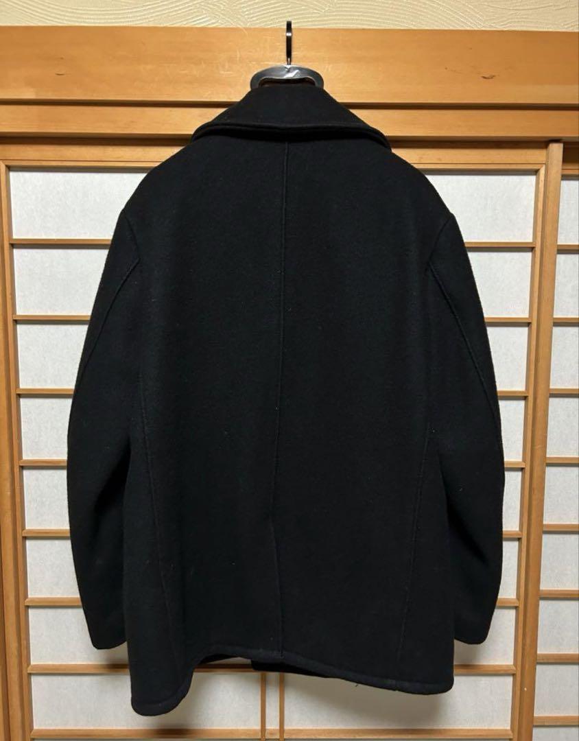Schott U.S. 740N PEACOAT サイズ42 黒 ウール製