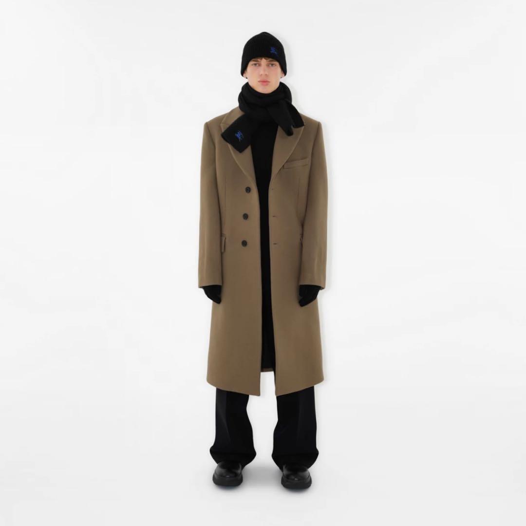 【新品】BURBERRY バーバリー リブ カシミア ビーニー 男女兼用
