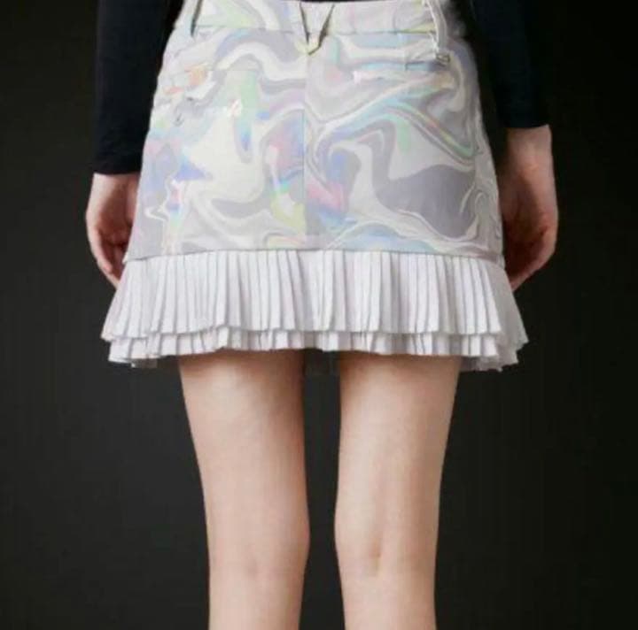 代引不可】 デサントゴルフ ストレッチスカート ホワイトxs sushitai