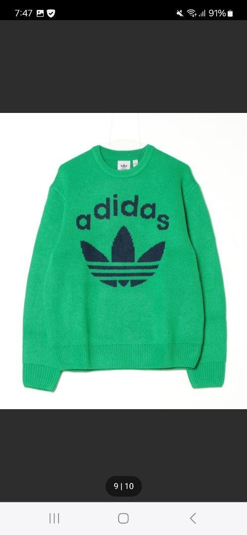 アディダス オリジナルス 70s クルーネックセーター　サイズL