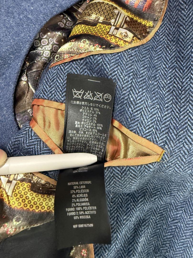 美品 TED BAKER 2ピース ジャケット＋ベスト セット ウール混 M相当