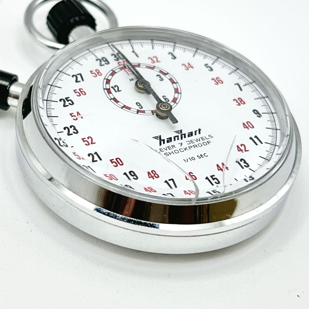 希少 Hanhart ハンハルト ストップウォッチ メンズ 手巻き ドイツ製