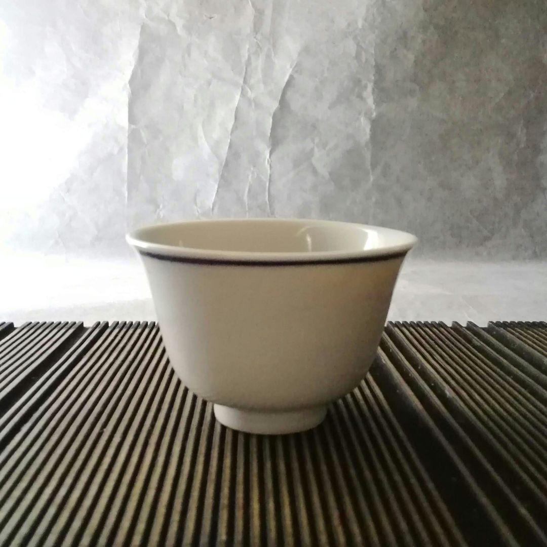 茶道具　煎茶道具　煎茶碗　輪線　猪口　骨董　アンティーク　和骨董