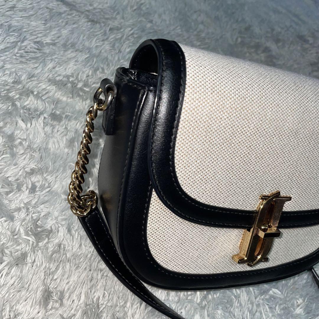 正規品【Ｊ.ＥＳＴＩＮＡ】ＪＯＥＬＬＥ サチェル バッグ J.ESTINA JOELLE DEAR Mini Cross Bag Black Mini Saddle Bag
