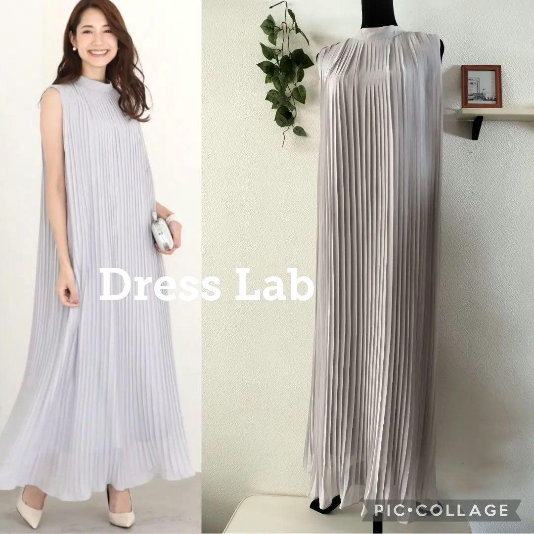 【新品】Dress Labドレスラボ　スタンドカラー　プリーツ　ドレスワンピース 6,980円