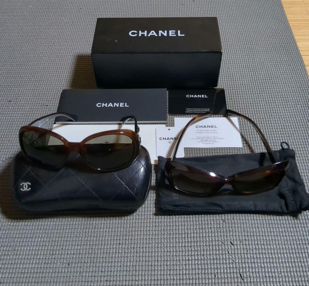 CHANEL サングラス ケース付き ２個セット
