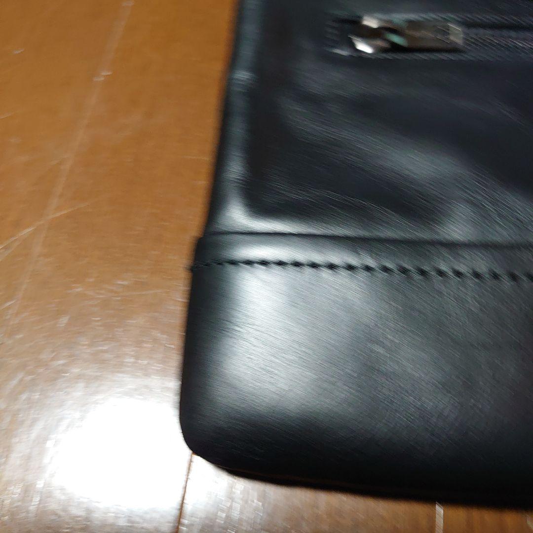 HS BALLY 黒 2WAYレザー ビジネスバッグ