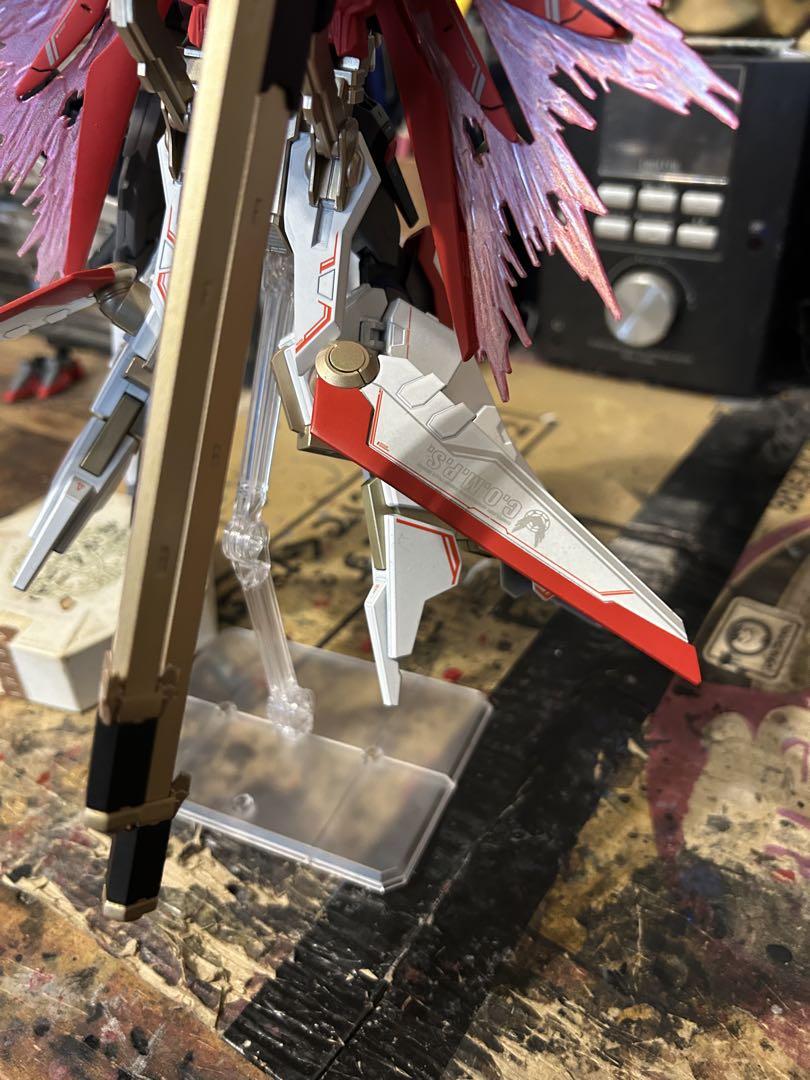 HGCEデスティニーガンダムspeciiゼウスシルエット完成品　全塗装