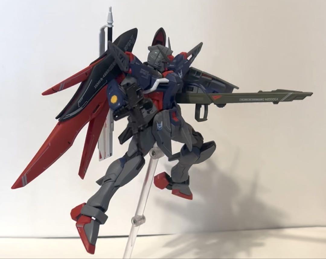HGCEデスティニーガンダムspeciiゼウスシルエット完成品　全塗装