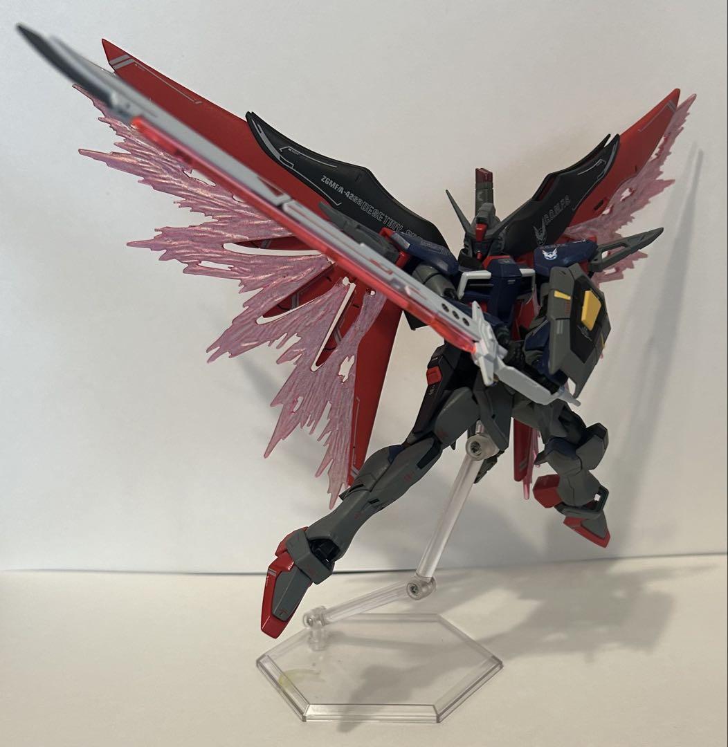 HGCEデスティニーガンダムspeciiゼウスシルエット完成品　全塗装
