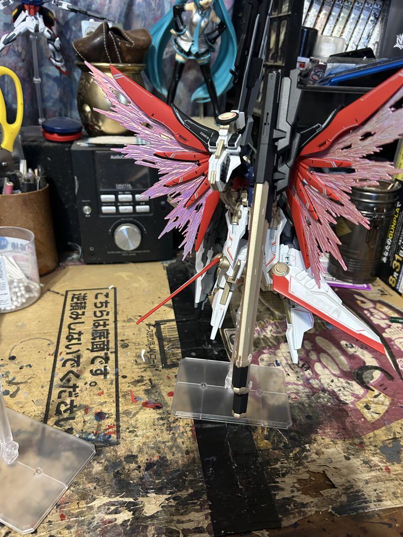 HGCEデスティニーガンダムspeciiゼウスシルエット完成品　全塗装