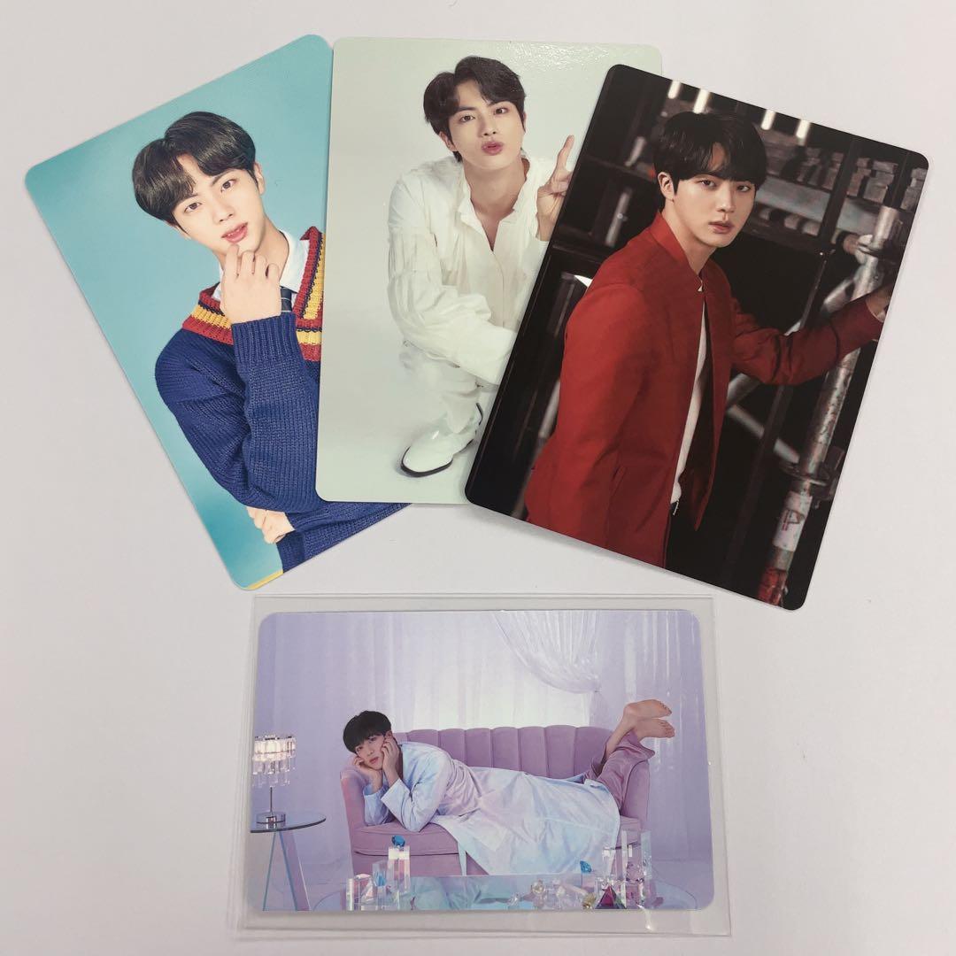 BTS JIN ジン ミニフォト トレカ 4枚 - メルカリ