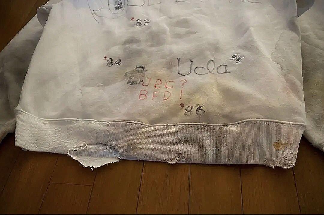 人気の春夏 イェール YALE ダメージスウェット 刺し子 襤褸 ヴィンテージ トップス