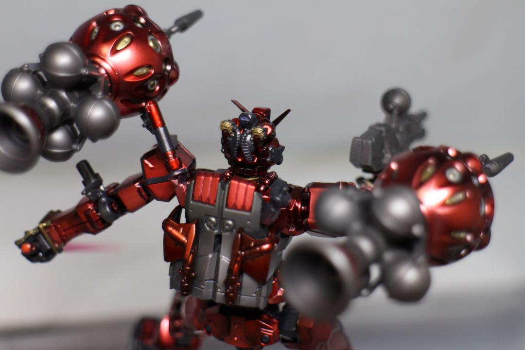 HG 赤いガンダム　ジークアクス　キャンディ&グラデーション塗装