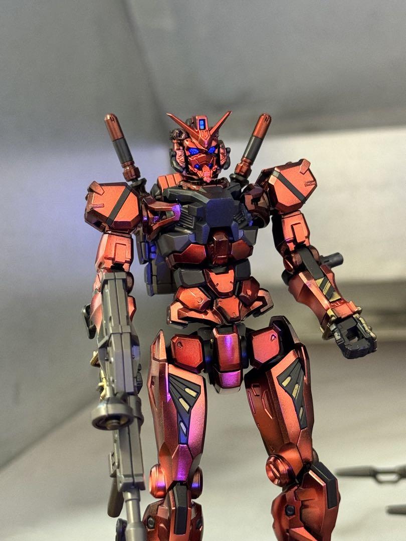 HG 赤いガンダム　ジークアクス　キャンディ&グラデーション塗装