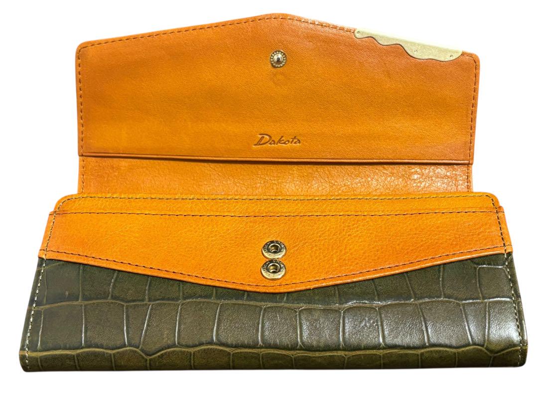 正規品 ダコタ Dakota オスピタリタ かぶせ長財布 グリーン
