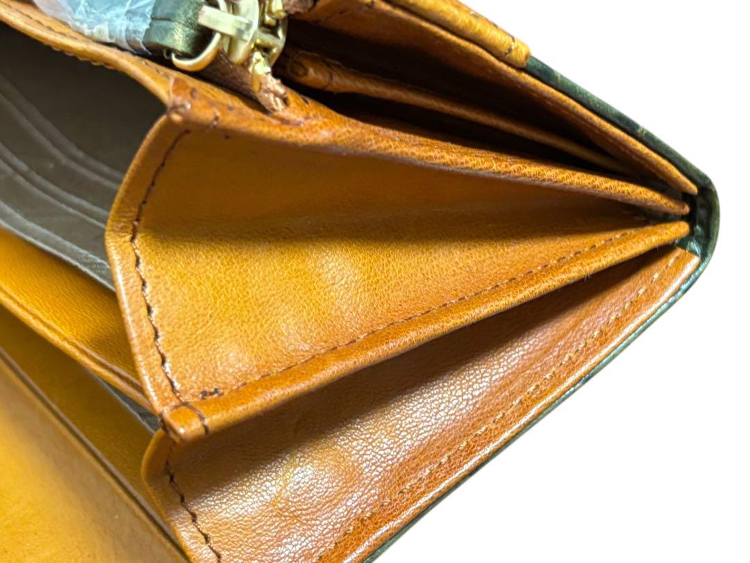 正規品 ダコタ Dakota オスピタリタ かぶせ長財布 グリーン