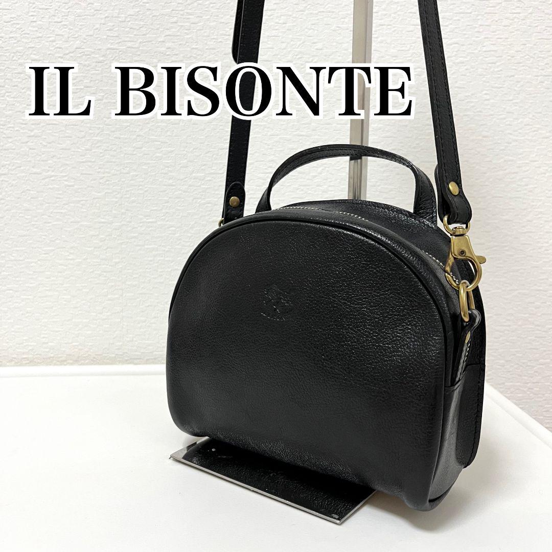 【美品】IL BISONTE イルビゾンテ ショルダーバッグ 2way