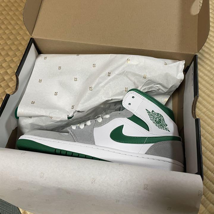 全国無料2022 Nike Air Jordan 1 Mid Green Grey White 628ux-m78263468851 セール正規品